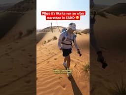 What it’s like running a 100-mile ultramarathon in SAND