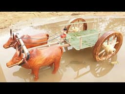 DIY Making Cow Bullock Cart From Bamboo - Creative Woodworking Projects | Seoul Life