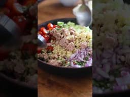 Repas salade parfaite pour les beaux jours  #recette #recetterapide #cuisine #recettefacile