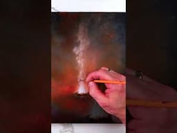 How to paint Men and Fire | Glowing Light | Acrylic #acrylicpainting #paintingtechniques
