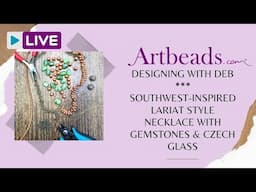 Designing with Deb - Southwest-Inspired Lariat Style Necklace with Gemstones & Czech Glass