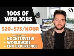 5 Work From Home Companies Hiring A LOT | No Interview, Entry Level & More