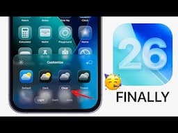 iOS 26 - Apple FINALLY Did it!