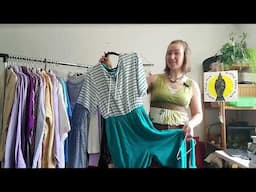 THRIFT HAUL What I look for while thrifting & why l Upcycle projects, reselling & personal use