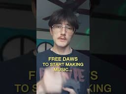 Options for free DAWs #musician #musicproduction #beginnerproducer #musicmaking #musicsoftware