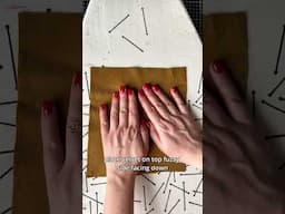 Beautiful velvet embossing fabric manipulation technique🤩