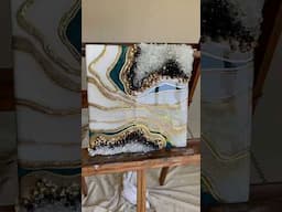 A moment of silence for the satisfying resin clips 🤗 #art #resinpainting #paintings
