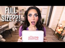 ALLURE BEAUTY SUBSCRIPTION UNBOXING FOR APRIL 2025 - HIGH END MAKEUP??!?