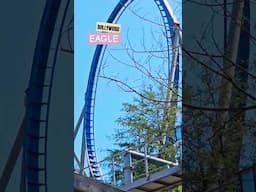 Flying on Dollywoods Eagle coaster