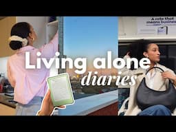 Living Alone Diaries| Going on a solo date, clothes try on, salad meal prep, bible study & more 🤍