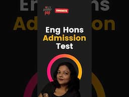 English Honours Admission Test: A Few Things to Keep in Mind 🎭 #monamimukherjee