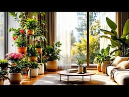 +20 AMAZING Ideas For Decorating Small Spaces With Plants in Living Room