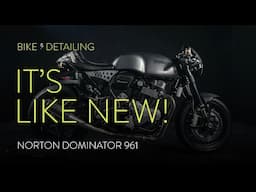 BIKE DETAILING | EP. 1: Making a FILTHY Norton Dominator LIKE NEW