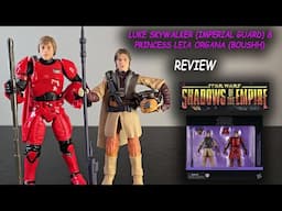 Luke Skywalker (Imperial Guard) & Princess Leia (Boushh) - Star Wars Black Series - REVIEW