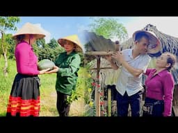 Journey of Making a Swing Roof with Construction Engineer & Tieu Vi | Countryside Cooking Vlog