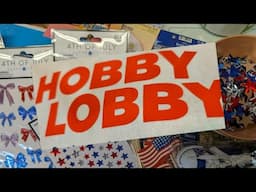 HOBBY LOBBY CRAFT HAUL