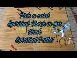 PICK A CARD SPIRITUAL CHECK IN ✔️ for your SPIRITUAL path ✨️ 🙏🏾