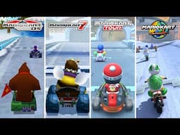 Evolution of DK Pass Tracks in Mario Kart Games (2005 - 2025)