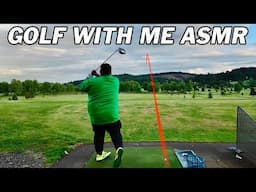 ASMR | Golf With Me ⛳ Relaxing Driving Range Session