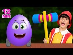 Mix - Egg Surprise x Wheels on the Bus Song Compilation | BabyBillion Rhymes