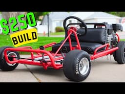 $50 Frame into Awesome Go KART W/ Harbor Freight 212