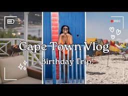 TRAVEL BIRTHDAY VLOG: My birthday trip to Cape Town + Beach and Family Outing | SA Youtube