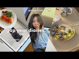 Getting ready for dental school | gap year homebody vlog, new camera