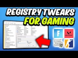 5 BEST Windows Registry Tweaks to BOOST FPS in ALL Games! (Windows Optimization 2025)