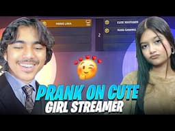 ( GUILD TEST ) Prank on Cute Girl Streamer Gone Wrong😱 She Call Me Noob - Garena freefire