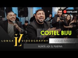 Costel Biju - Colaj Manele Live ⚪️ Nunta Adi & Marina