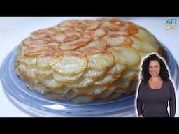 Vegan Pommes Anna; the supreme potato dish of all time (Julia Child said so)