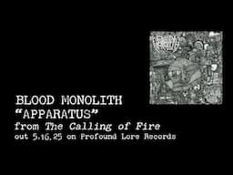 BLOOD MONOLITH - Apparatus (official visualizer)