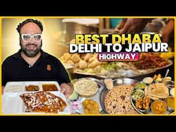 Delhi To Jaipur Highway | Ram Babu Ke Parathe, Panchgaon Chai Paratha, Marwari Thali, Besan Ke Gatte