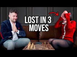 Grandmaster CHECKMATES Andrea Botez in 3 Moves...