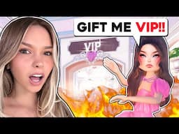 Spoiled Girl DEMANDS VIP in Dress to Impress