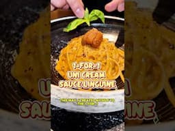 1-for-1 Uni Cream Sauce Linguine lunch deal at Morita UNIGORO, Japan’s famous uni specialist!