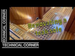 Renovating a teak and holly sole