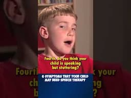 6 Symptoms 🧠🗣️ That Your Child May Need Speech Therapy 👶💬