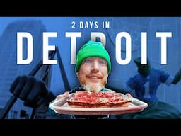 The BEST Pizza & Hot Dogs In Freezing Cold Detroit  | Things to do in Detroit