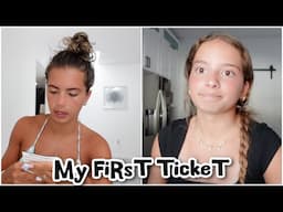 My First  Ticket Story / The Day I Got My First Ticket 🎫 | VLOG #2051