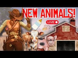 MEETING THE ANIMALS 🔴 RedM Ranch RP