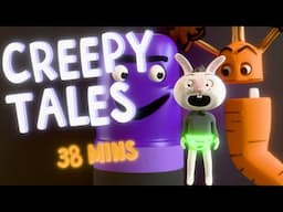 Creepy Tails! | 3 Spooky Stories in One 🎨🩲🥕