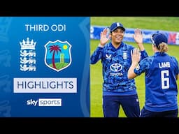 England win rain-affected third ODI to secure whitewash! 💪 England vs West Indies Highlights