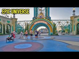 EPIC UNIVERSE Walkthrough - Celestial Park Sunset/Night Lighting