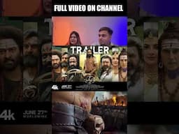 Kannappa Official Trailer-| Vishnu Manchu | Mohan Babu | Prabhas | Mohanlal | Akshay Kumar