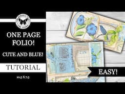 Make a One Page Folio - Easy Junk Journal Tutorial