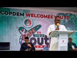 Sen Usman Rep Speaks At The COPDEM Youth Conference In Abuja.