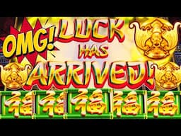 LUCK HAS ARRIVED!!! 5 BONUS SYMBOLS! 20 FREE GAMES! BIG FU CASH BATS Slot Machine (ARISTOCRAT)