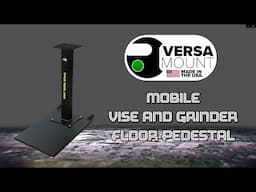 Versa-Mount Mobile Vise and Grinder Floor Pedestal Showcase- Trick-Tools.com