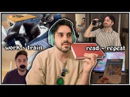 Finding Joy in Reading Again While Cramming Before a Trip 📚 Vlog